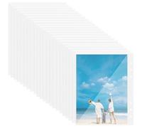 TOYANDONA 50 Pièces Protège-Feuille Transparent A5 à 6 Anneaux en PP | Recharge Polyvalente, Chargement Facile, Haute Transparence, pour Recettes et École, Format Compact