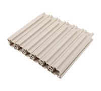 TOYANDONA 6 Pièces Poteau D’Angle pour Potager Surélevé en Plastique Beige | Montant Vertical, Usage Intérieur ou Extérieur, Structure Gain de Place, Guide D’installation Inclus
