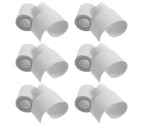TOYANDONA 6 Rouleaux Plinthe Autocollante PVC Flexible 5m, Blanche, pour | Adhésif Mural Décoratif, Se Découpe Facilement, Pose sur Surfaces Lisses, Rouleaux