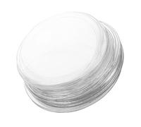 TOYANDONA 60pcs Porte-badge Transparent en Pvc Rond Protection Complète Haute Transparence pour Stockage et Affichage de Badge et Broche Émaillée