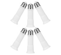 TOYANDONA 6pièces Adaptateur de Prise pour Ampoule Extensible Rallonge de Douille Réglable PC pour Éclairage Intérieur Studio Photo Garage et Bureau
