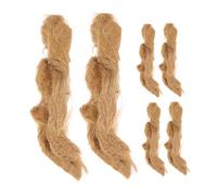 TOYANDONA 6pièces Outils De Démarrage De Feu Jute Naturel pour Camping Allume-feu Pratique pour Survie Plein Air Allumage Rapide