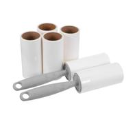 TOYANDONA 8 Pièces Rouleau Anti-Peluches Adhésif pour Poils d'animaux, Léger et Compact, pour Vêtements et Sols Lors des Voyages, avec Recharge en Papier Collant Abs