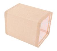TOYANDONA Abat-jour Rectangulaire en Tissu E27 pour Lampe de Table | Couleur Kaki, Installation Facile, pour Chambres D’hôtel et Chambres à Coucher, Compatible Lampadaire
