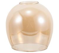TOYANDONA Abat-jour Résistant aux Fissures en Verre Soufflé la Bouche Couleur Ambre pour Lampe Murale Suspendre Adapté aux Chambres et Salons