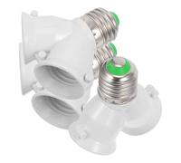 TOYANDONA Adaptateur Répartiteur pour Ampoule LED et Halogène, Lot de 3 Pièces en Cuivre et Pbt, Forme en Y, Facile à Installer, Zone D'éclairage Plus Large et Tension