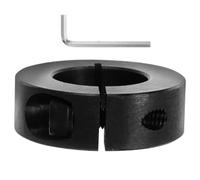 TOYANDONA Anneau de Fixation en Acier Inoxydable pour Vérin de Chaise de Bureau Jeu, Protège-Cylindre Noir, Prolonge la Durée de Vie, Facile à Utiliser au Bureau