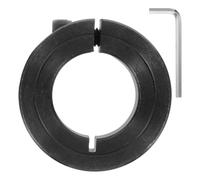 TOYANDONA Anneau de Fixation Prolongeant la Durée de Vie Chaise en Acier Inoxydable Noire, Kit de Protection Facile à Installer pour Chaise de Bureau pour Économiseur de Vérin à Gaz