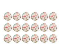 TOYANDONA Assiettes Sécurisées Imprimées en Papier Flamants Roses Lot de 18 Pièces, Motifs Clairs, Forme Ronde, Décorations de Table Tropicales pour Fêtes Hawaïennes