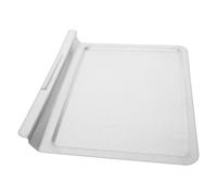 TOYANDONA Bac de Récupération en Fer Argenté Compact et Léger pour Lèchefrite, Cuisson de Viande Rôtie et Ailes de Poulet Four