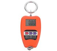 TOYANDONA Balance Numérique Suspendue 200kg Portable pour Pêche et Bagages, Mini Balance Électronique Orange, Peson Industriel sans Pile avec Écran Clair pour Usage Voyage et Alimentaire