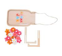 TOYANDONA Bocal à Récompenses Outil Interactif Parent-garçon et Filles pour Garçon et Filles en Bois avec Jetons Marguerites, Système de Récompense Incitatif coratif