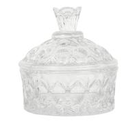 TOYANDONA Boîte à Bijoux en Verre en Relief, Bonbonnière Décorative | Surface Lisse Facile à Nettoyer, Style Créatif Délicat, Rangement Multi-usage, pour Commode et Intérieur