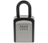 TOYANDONA Boîte à Clés de Sécurité 4 Chiffres, ABS Acier, Noir | Combinaison Réinitialisable, Étanchéité Renforcée, Usage Professionnel et Entrée D'urgence, Rangement Sécurisé