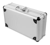 TOYANDONA Boîte à cosmétiques de Grande capacité, Valise à Instruments à Mot de Passe, boîte de Rangement Portable en Alliage d'aluminium pour Maison et Voyage