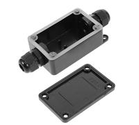 TOYANDONA Boîte de Jonction Étanche Plastique pour Extérieur Boîtier de Raccordement Résistant aux Intempéries Protection Câblage Électrique Jardin et Éclairage LED