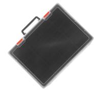 TOYANDONA Boîte de Présentation Transparente pour Voiture 1: 64 en | Poignée de Transport, Couvercle Rabattable, Bords Arrondis, pour Vitrines et Bureaux, 24 Emplacements