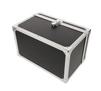 TOYANDONA BoîTe De Rangement D'Outils Portative en Alliage D'Aluminium avec Verrouillage SéCurisé Malette Compacte Et LéGèRe RéSistante Aux IntempéRies pour Magicien Et Bricolage 11.81X7.48X