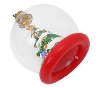 TOYANDONA Boule de Noël Gonflable Lumineuse avec Base, Grand Modèle 23, 6 | Pvc, Usage Extérieur, Gonflage Rapide, Stabilité Renforcée, Décoration de Jardin Festive pour Noël