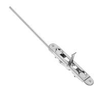 TOYANDONA Boulon Encastré Inox avec Tige Loquet Caché Robuste pour Double Porte Française Verrou de Sécurité Discret pour Portes Composites et Intérieures