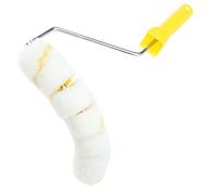 TOYANDONA Brosse Tubulaire à Rouleau Couverture Uniforme 7 Roues Facile à Nettoyer Polyester et Plastique pour Tuyaux de Gaz Naturel pour Bricolage Professionnel