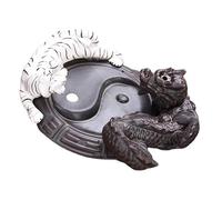 TOYANDONA Brûleur encens à Reflux Porte-cônes Dragon et Tigre Céramique Censeur de Bureau pour Yoga et décoration Maison