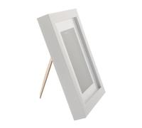 TOYANDONA Cadre de Présentation de Médailles Vitrine Murale Élégante en Résine Blanche Étui à Médailles Panneau Anti-Rayures pour Bureau et Salle D'étude