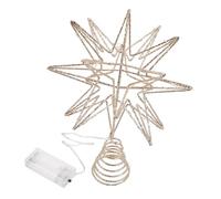 TOYANDONA Cimier Étoile Surdimensionnée pour Sapin De Noël Étoile Illuminée De Décoration Arbre avec Lumières Cimier Géant à LED