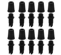 TOYANDONA Clips Câbles Connecteurs de Décharge de Traction Robustes Lot de 100 en Plastique Noir pour Protéger et Fixer Les Câbles pour Éclairage Suspendu