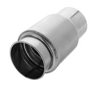 TOYANDONA Coudes de Cheminée de Poêle en Acier Inoxydable, Tube Ondulé Flexible Argenté Clapet Anti-retour Intégré, Rallonge, Installation Facile pour Chauffe-eau à Gaz et Ventilation