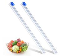 TOYANDONA Coupe-film aluminium 2pcs lame coulissante 27 CM pour découpe efficace en cuisine professionnelle et emballage
