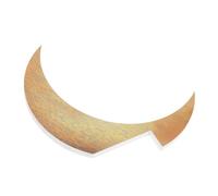 TOYANDONA Décoration Murale Lune Dorée PVC Ornement Angle de Porte Boho Art Mural Créatif pour Intérieur et Extérieur Maison Bureau