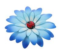 TOYANDONA Décoration Murale Métal Avec Motif Floral Statue De Fleur Suspendue Ornement Mural Pour Jardin Et Porche