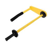 TOYANDONA Distributeur de Film Étirable Rouleau Rotatif Manuel en Acier Inoxydable Hauteur Réglable, Poignée Ergonomique et Entrepôts et Services Logistiques