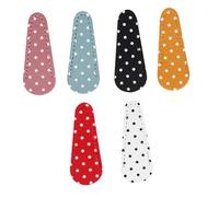 TOYANDONA Étui de Lot de 6 Pièces pour Ciseaux de Couture en Cuir Pu des Doigts et Rangement Sûr, Design Rétro et Délicat Couleur Aléatoire pour Amateurs de Couture