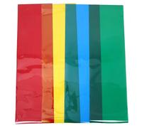 TOYANDONA Film Décoratif pour Fenêtres et Film Vitre Colorée 4 Rouleaux Plastique Teinté 30 CM X 4 M Amovible pour Porte Coulissante et Studio