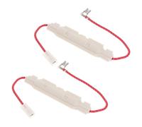 TOYANDONA Fusible Haute Tension pour Micro-ondes 2pcs Boîtier Plastique Blanc, Installation Facile, Solide, Compatible pour Remplacement Rapide