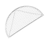 TOYANDONA Grille de Vidange D'huile Semi-Circulaire en Acier Inoxydable Résistante la Chaleur, Facile à Nettoyer, Cuisson Rôtissage des Aliments