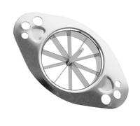 TOYANDONA Hachoir à Aliments en Acier Inoxydable Argenté, Robuste et Facile à Nettoyer, Outil Polyvalent pour Trancher Légumes et Râper Oignons Verts Cuisine