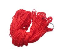 TOYANDONA Hamac Suspendu en Nylon Rouge Portable, Lit de Loisirs Extérieur Résistant et Léger, Détente la Maison Bord Piscine