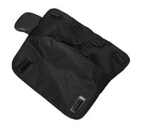 TOYANDONA Housse de Chaise de Camping Pliable en Tissu Oxford Noir, Respirante et Antidérapante, Adaptée pour Chaise Lune Pliable et Loisirs, Plage Festivals