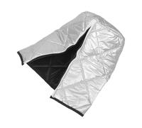 TOYANDONA Housse de Protection Pliable pour Bouteille de Gaz en Tissu Oxford Imperméable et Isolante Thermique Argenté pour Barbecue et Patio Extérieur
