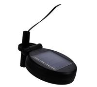 TOYANDONA Kit 2pcs Panneau Solaire Rotatif 2v 120ma pour Éclairage Extérieur Jardin Boîtier Batterie 1 Aa 600mah en Abs et Acier Inoxydable
