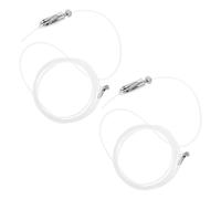 TOYANDONA Kit Suspendre 2 Sets Fil en Nylon et Acier Inoxydable pour Tableau Crochet Réglable , Design Élégant , pour Décoration Murale et Galeries