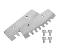 TOYANDONA Lames de Tarière à Glace Électrique Acier 8 Pouces 2 Pièces Vis | Précision de Coupe Améliorée, Installation Rapide, Forage Rapide et Lisse, Résiste aux Basses Températures