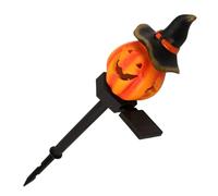 TOYANDONA Lampe Solaire de Jardin d'halloween de Citrouille Chapeau, Batterie Rechargeable, LED Haute Luminosité pour Éclairage Extérieur de Patio et Allées
