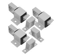 TOYANDONA Loquets à Ressort Métalliques en Alliage D'aluminium 3pcs Mécanisme de Verrouillage Automatique pour Fenêtres et Meubles en Intérieur Silencieux
