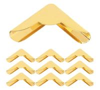 TOYANDONA Lot de 10 Protège-Angles en Métal Style Antique pour Livres et Albums, Décorations Élégantes et Résistantes pour Projets de Bricolage DIY