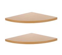 TOYANDONA Lot De 2 Cadres Incurvés pour Enfants, Rangement pour Câbles, Étagère d'angle, Étagère en Bois pour Photos, Bureau, Herbes Aromatiques Et Épices De Cuisine, Rangement pour