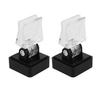 TOYANDONA Lot de 2 pinces magnétiques réglables pour étiquettes de prix | Support magnétique pour présentoir avec base, porte-affiches multi-angles pour magasins de détail, supermarchés,